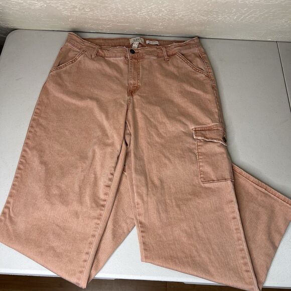 Logo By Lori Goldstein Jeans Womens Size 16‎ Salmon Boyfriend 29.5” Inseam - Picture 1 of 9